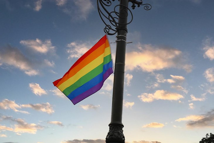 LGBTQ zastava, ilustracija